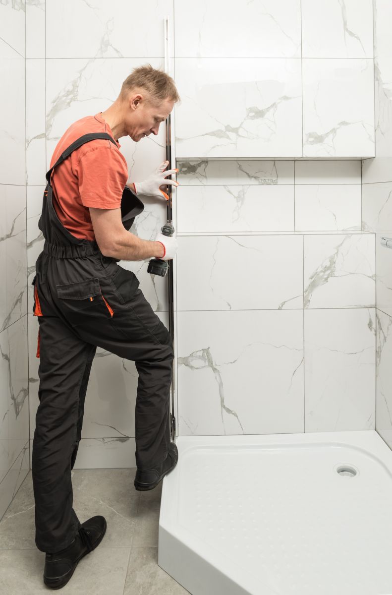 Shower Enclosure Installation detail